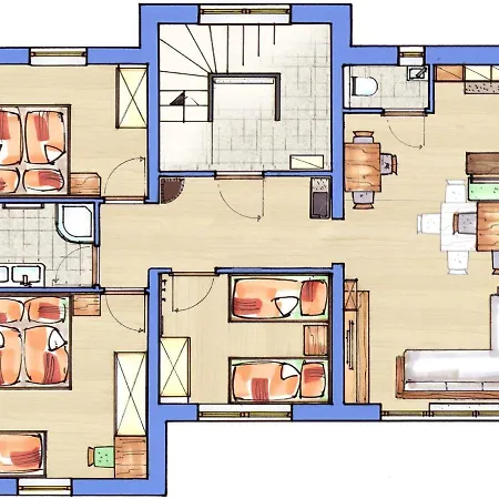 Dorferhimmel, Haus Apartment *